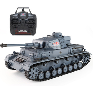 Char d'assaut RC fumant en métal 3859-1pro tirant 2.4G 1:16 ALLEMAND PZKPFW.<span class=keywords><strong>IV</strong></span> AUSF.F2.SD.KFZ.161-1 - Product Image 1
