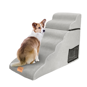 2025년 인기 판매 폼 반려동물 계단 분리형 강아지 클라이밍 사다리 램프, 소형견 대형견용 소파 자동차 침대 접근용 - Product Image 6