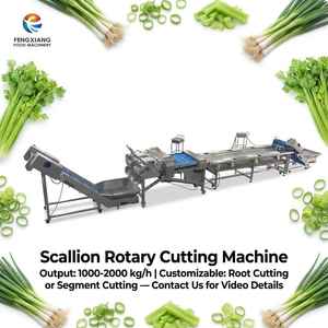 Machine à découper les oignons verts FENGXIANG, capacité de 1000 à 2000 kg/h, équipement multifonctionnel de transformation des légumes - Product Image 1