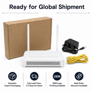 Second Hand Dual Band WiFi5 XPON ONU <b>Router</b> AC1200 4GE 1TEL 1USB Port 2.4G 5G Optical Modem Support OMCI For FTTR FTTX - Product Image 5