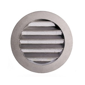 Rejilla de Ventilación Circular para Pared Exterior, Resistente a la Intemperie, de Aluminio Fundido, con Malla Antimosquitos, 100mm 150mm, para Conductos HVAC - Product Image 1