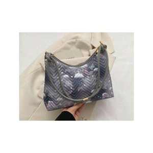 Sac à bandoulière en nylon pour femmes, taille moyenne, imprimé dessin animé, double poignée, pour les vacances - Product Image 1