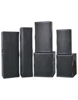 10 İnç 3 Yollu Kontrplak Hoparlör Kabini 98dB Hassasiyet DSP Donanımlı Profesyonel DJ Hoparlörü İç Mekan Canlı Sahne İçin