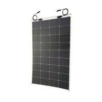 Panneau solaire flexible sans cadre ETFE anti-fissuration Flagsun 200W-250W, compatible OEM, expédition rapide, en stock, pour balcon, camping-car, bateau