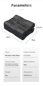 เครื่องตัดสายเคเบิลไฟเบอร์แบบตัดตามยาว รุ่น MSAT4 สำหรับตัดสายเคเบิลกลางช่วง - Product Image 3