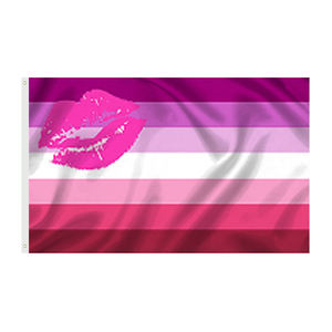 Promocional China hizo barato diseño personalizado sublimación campaña de impresión Digital poliéster personalizado Arco Iris lesbiana bandera Gay bandera - Product Image 1