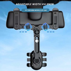 Orijinal Tasarım Trend Ürün Kullanışlı Ayarlanabilir Esnek Taşınabilir Dış Mekan Araba Dikiz Aynası Cep Telefonu Tutucu 360 Derece - Product Image 5
