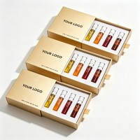 Boîte cadeau de luxe personnalisée avec logo pour flacon de parfum, tiroir à échantillons de parfum 2ml 3ml, vente en gros