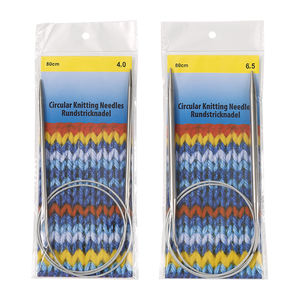 JC DIY Outil de tricotage Accessoires Anneau <span class=keywords><strong>Aiguille</strong></span> à tricoter <span class=keywords><strong>Aiguille</strong></span> à tricoter <span class=keywords><strong>circulaire</strong></span> en acier inoxydable - Product Image 5