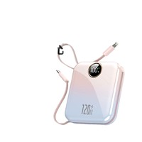 Power Bank Lithium Ion Bersertifikasi GB Standard 3C 120W Pengisian Daya Super Cepat Kabel Terintegrasi Layar Digital Output Multi-Port