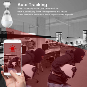 Manufacturer Home Wireless Light Bulb Lamp <b>Wifi</b> E27 <b>Camera</b> 360 Degree Pnaoramic Wireless IR <b>Security</b> HD CCTV <b>Camera</b> BC01 Bulb Ca - Product Image 4