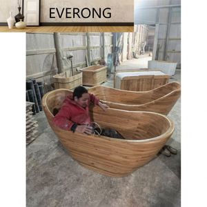 <span class=keywords><strong>Prix</strong></span> de vente chaud de baignoires autoportantes en bois antique japonais européen de baril à vendre - Product Image 3
