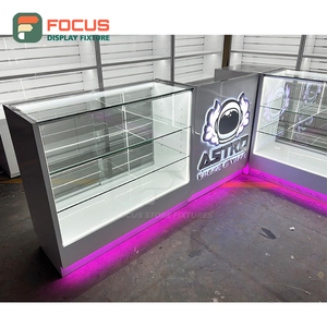 ตู้โชว์บุหรี่แบบสองด้าน บานกระจก ประตูล็อคได้ ชั้นวางหลายชั้น - Product Image 5