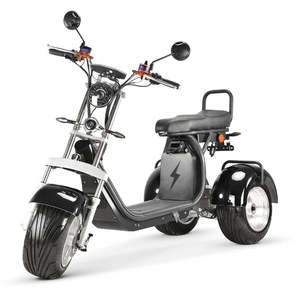 Tricycle électrique CP-7 4000W avec moteur 60V, double batterie 20Ah, carrosserie ouverte, double siège, vitesse 45km/h - Product Image 3