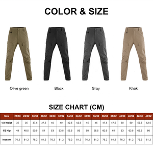 Pantalones Cargo Tácticos Fronter para Hombre, Ripstop, Resistentes al Agua, con 10 Bolsillos, Duraderos, para Exteriores, Talla Estadounidense - Product Image 4