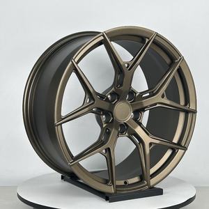 Jante monobloc forgée à profil profond concave, avec blocage central personnalisé 5x112 5x120 5x130, moyeu de roue pour Porsche Ferrari Lamborghini - Product Image 4