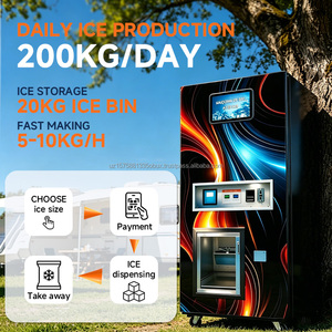 Distributeur automatique de glace WORK avec écran tactile, fabrication de glace 24h/24 et emballage automatique - Product Image 4