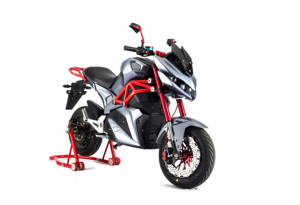 Motocicleta de 2000W con Controlador de 60A, Batería de Litio de 72V55A, Neumáticos 120 70 - 12, Frenos de Disco, Velocidad 80Km/h, Carga 200kg - Product Image 2