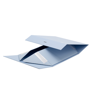 Powder Blue Color Folding <b>Box</b> with Ribbon Slots Luxury Package for <b>Wedding</b> <b>Gift</b> Bridal Bridesmaids <b>Gift</b> Packing <b>Box</b> with logo - Product Image 2
