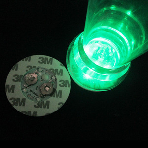 Vasos de Plástico Duraderos con Luces LED de Colores, Pegatinas <span class=keywords><strong>para</strong></span> Botellas, Posavasos, Gran Venta, Navidad, Discoteca, Fiesta - Product Image 3