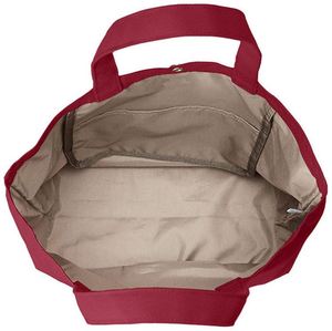 Grand sac fourre-tout en toile robuste de 12 oz, couleur bordeaux, pour femme - Product Image 3