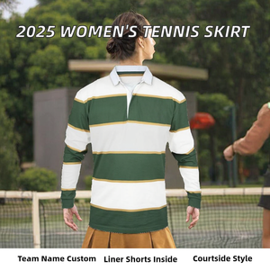 Jupes de tennis imprimées marron pour femmes 2026 avec short intégré, personnalisables avec le nom de l'équipe, vêtements de sport pour adultes, 100 % coton - Product Image 2
