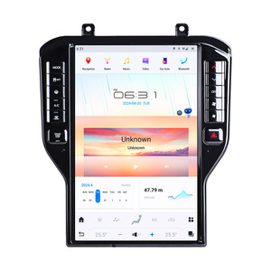 เครื่องเล่นมัลติมีเดียในรถยนต์ขนาด 14.5 นิ้ว ระบบ Android <span class=keywords><strong>15</strong></span> สำหรับ <span class=keywords><strong>Ford</strong></span> <span class=keywords><strong>Mustang</strong></span> <span class=keywords><strong>GT</strong></span> ปี 2015-2021 วิทยุสเตอริโอ สไตล์ Tesla พร้อม GPS Carplay WIFI ชุดหัวหน้าจอ 4G 2Din - Product Image 1