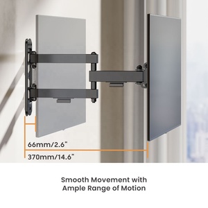 Vente en gros support TV <span class=keywords><strong>articulé</strong></span> économique support mural TV à <span class=keywords><strong>bras</strong></span> réglable et inclinable pour 13 à 43 pouces - Product Image 2