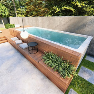 Piscina al aire libre, piscina de hidromasaje al aire libre, piscina de bronceado, accesorios para contenedores de envío, piscina infantil con estructura - Product Image 6