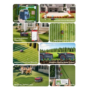Cortacésped Robótico Inteligente con Posicionamiento GPS RTK, Recarga Automática, Corte Continuo, Batería Industrial de 15Ah, IPX6 - Product Image 5