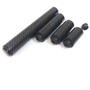 Professional 2/3/4/8inch Black <strong>Carbon</strong> P3 Billiards Cue Extensions Can <strong>Extend</strong> Twice High Quality Pool Cue <strong>Extender</strong> Wholesales - Product Image 2