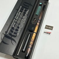 YFEN YF M1-4 Tongkat Biliar Berkinerja Tinggi 1/2 Split Center Joint dengan Shaft Serat Karbon/Kayu dan Sambungan Aluminium Alloy 19-21 oz