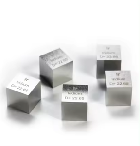 سبيكة معدنية إيريديوم عالية الجودة 10*10 مم سبيكة مكعبة إيريديوم معدنية - Product Image 4