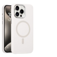 Pour iPhone 14 Étui en silicone pour iPhone 13 Étui magnétique pour iPhone 16 Plus