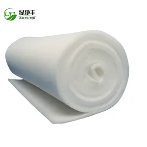 Eu2 Eu3 EU4 G2 G3 G4 poliéster Filtro de fibra sintética algodón prefiltro de aire cabina de pintura material de filtro rollo de medios