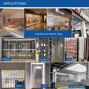 Puerta Enrollable Transparente, Puerta Enrollable de Seguridad <span class=keywords><strong>para</strong></span> Interiores Comerciales, Tiendas, Joyerías, Comercios Minoristas y Bancos - Product Image 4