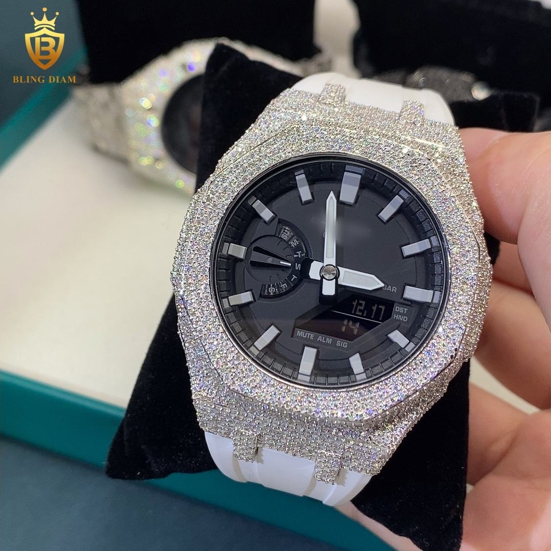 BP4530 - GA2100 watch case with band -Silver