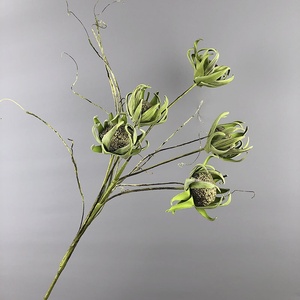<span class=keywords><strong>Fleurs</strong></span> Artificielles Décoration de Chambre Modèle <span class=keywords><strong>Fleurs</strong></span> en <span class=keywords><strong>Mousse</strong></span> pour Sol Art Floral Doux Accessoires de Mariage Maison Fait Main 3D - Product Image 1