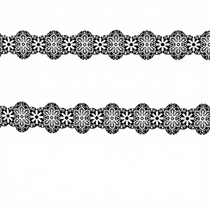 Tissu en coton peigné blanc de qualité supérieure avec dentelle GPO, broderie florale ajourée, pour la confection de robes et kurtis pour filles - Léger - Product Image 1