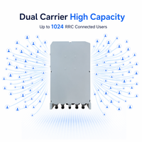Estación Base LTE TDD ENB para Exteriores de Alta Potencia de 160W, 4x40W B40 B41 B42 4x4 MIMO 440Mbps, Actualizable a 5G para Cobertura de Largo Alcance de 60km