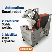 Robot de soudage MIG à 6 axes, bras robotique collaboratif industriel, moteur, acier au carbone, acier inoxydable, ligne de production d'usine de soudage