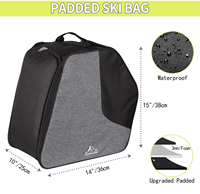 Vente en gros OEM RPET personnalisé, sacs à bandoulière de rangement d'équipement de ski en plein air, sac de chaussures de sport recyclé imperméable