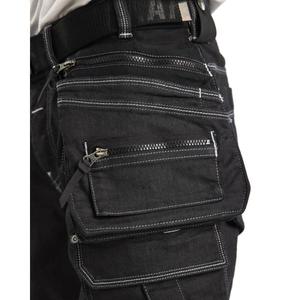 BLAKLADER - 199011419900C60 Pantalones artesanos elásticos X1900 Black - EAN 7330509532188 PANTALONES DE TRABAJO DE CARGA - Product Image 5