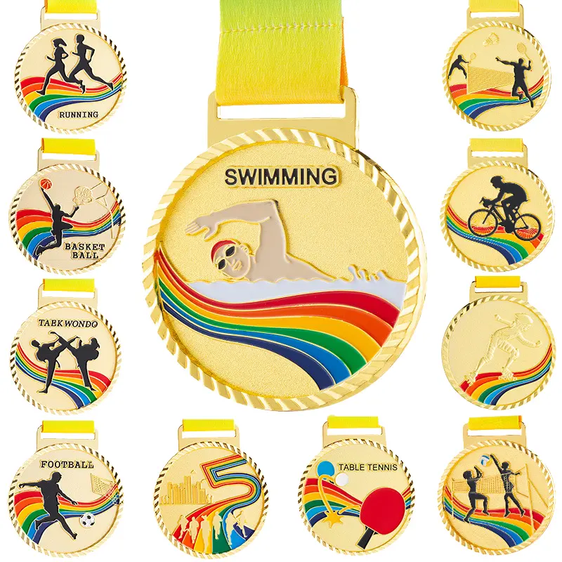 gold silver bronze medals jour grappling High quality metal craft zinc alloy metal medals medals emboss