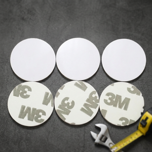 Factory Direct Commercial 13.56MHz NFC Mini Tag Sticker Adhesive Coin <b>Cards</b> Tags NFC215 NTAG213 PVC Waterproof for All NFC - Product Image 4