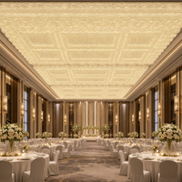 Lustre en cristal sur mesure, rectangulaire, grand, luxueux, pour hôtel commercial