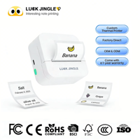 Imprimante d'étiquettes thermique portable LUCK JINGLE Mini, directement de l'usine, prise en charge personnalisée pour téléphone portable, bureau et usage domestique, en stock