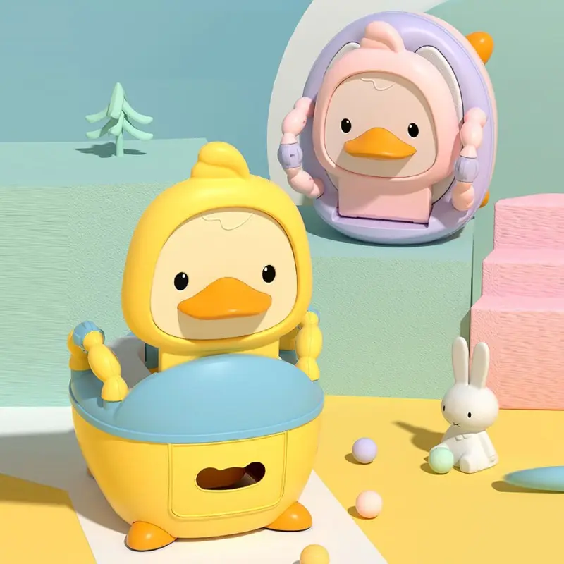 All'ingrosso cartone animato durevole vasino per bambini sedia da bagno con cuscino morbido per bambini vasino