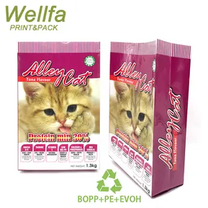 Manufacturer Custom Printed 1kg 5kg 10kg Dog Pet Food Flexible Package Recycle Cat Food Packaging Bag