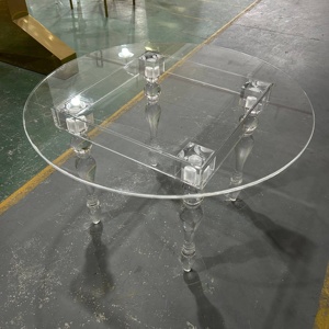 <span class=keywords><strong>4ft</strong></span> trong suốt rõ ràng Acrylic bánh đám cưới bàn ăn đồ nội thất vòng <span class=keywords><strong>4ft</strong></span> rõ ràng Acrylic bánh đám cưới bàn ăn - Product Image 1